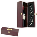 Chateau Rosewood Wine Box w/ Wine Tools